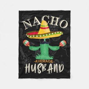 Vintage Lustiger Spruch Nacho Durchschnittlicher E Fleecedecke