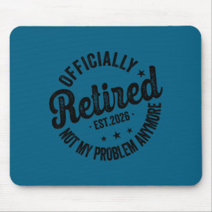 Vintage Ly Ruhestand 2026 Lustiger Ruhestand 2026  Mousepad