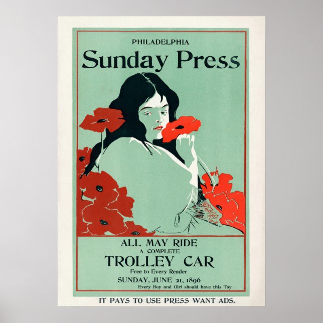 Vintage Magazine Cover Poster (Vorne)