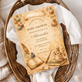Vintage Magic Potion Baby Shower Einladung