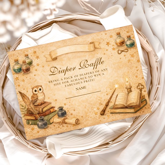 Vintage Magic Potion Windel-Raffle Begleitkarte (Von Creator hochgeladen)