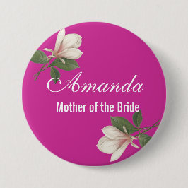 Vintage Magnolie, Brautmutter Button