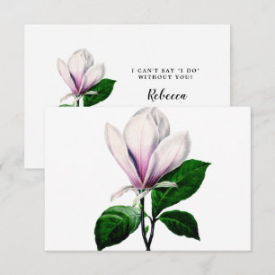 Vintage Magnolienflora ist meine Karte