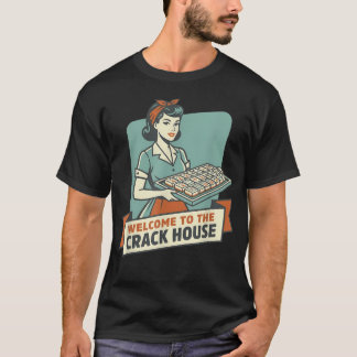 Vintage Mahjong Willkommen im Crack House Spiel T-Shirt