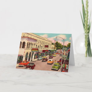 Vintage Main Street Ft. Myers Karte