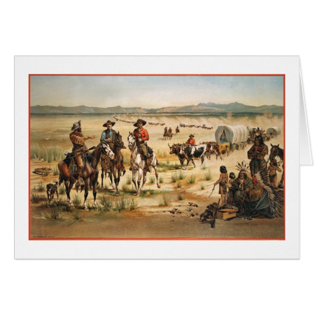 Vintage Malerei des Lastwagen-Zugs (Vorderseite (Horizontal))