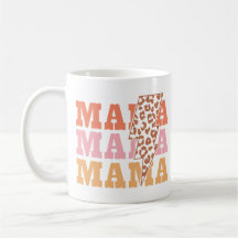 Vintage Mama Leopardendruck-Muster