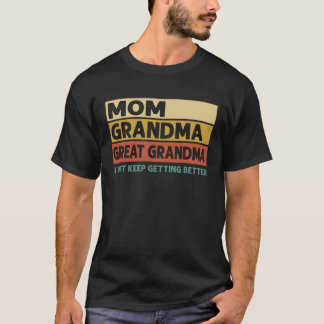 Vintage Mama Oma Großes Oma ich gerade Behalten Ge T-Shirt