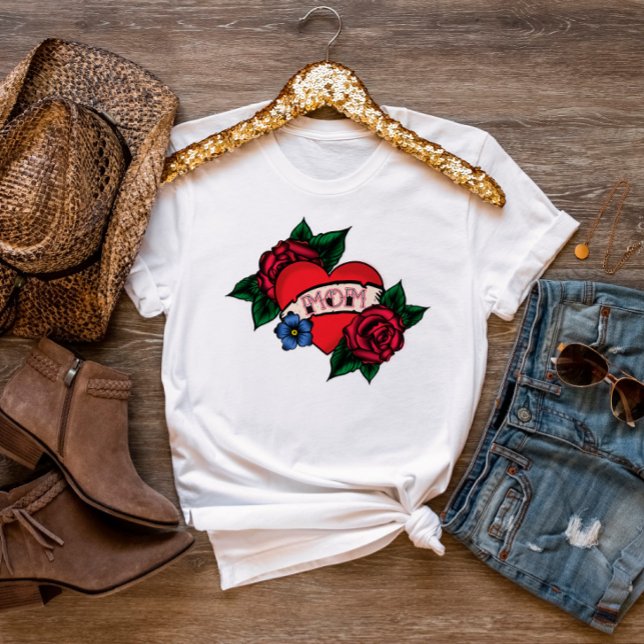 Vintage Mama Tattoo FrauenT - Shirt (Von Creator hochgeladen)