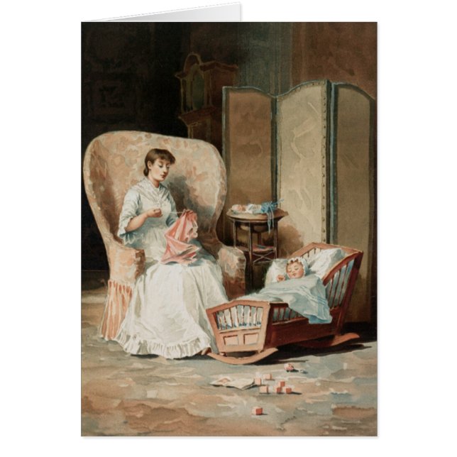Vintage Mama von der Tageskarte ihrer Mutter (Vorne)