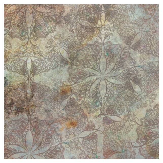 Vintage-Mandala, Stoff (Muster)