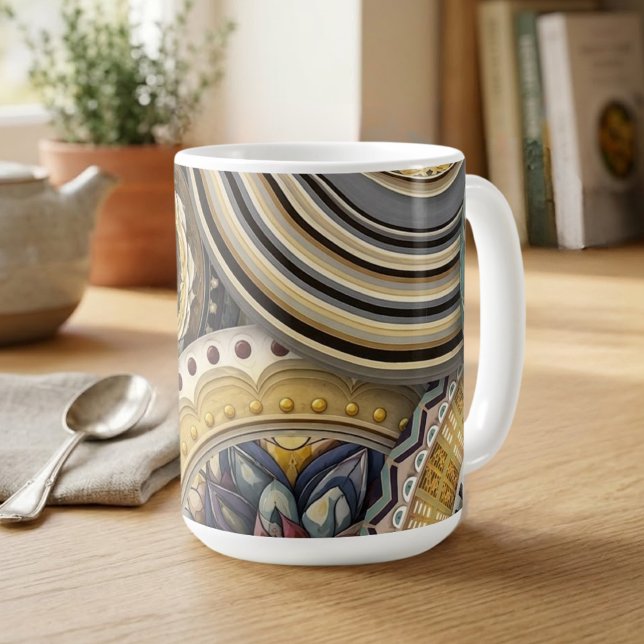 Vintage Mandalas Kaffeetasse (Von Creator hochgeladen)