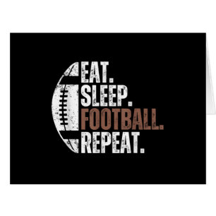 Vintage Manger Sleep Football Répéter