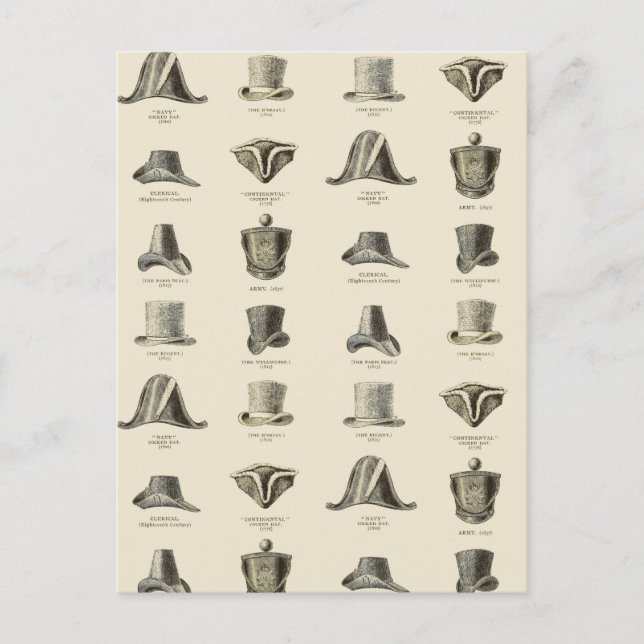 Vintage Männerhasen Postkarte (Vorderseite)