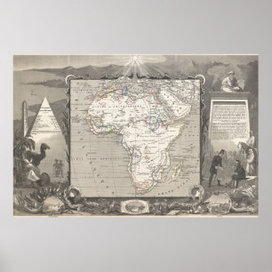 Vintage Map of Africa poster