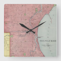 Vintage Map of Milwaukee Wisconsin (1903)