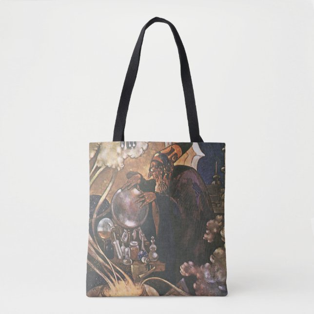 Vintage Märchen, Aladdin und Magic Lamp Tasche (Vorderseite)