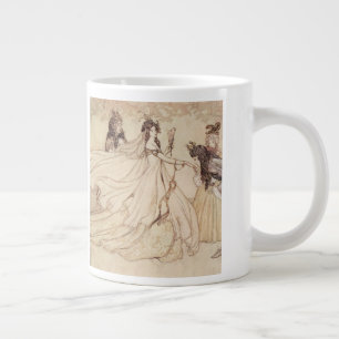 Vintage Märchen, Aschenputtel von Arthur Rackham Jumbo-Tasse