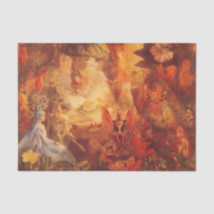 Vintage Märchen Der Gefangene Robin von Fitzgerald Seidenpapier