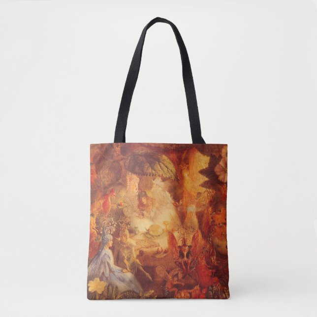Vintage Märchen Der Gefangene Robin von Fitzgerald Tasche (Vorderseite)