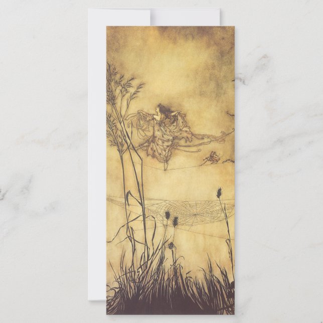 Vintage Märchen, Fairy's Tightrope von Rackham (Vorderseite)