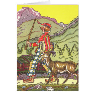 Vintage Märchen, Junge und Nordwind, Hauman