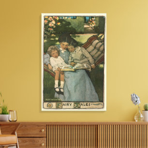 Vintage-Märchen von Jessie Willcox Smith Leinwanddruck
