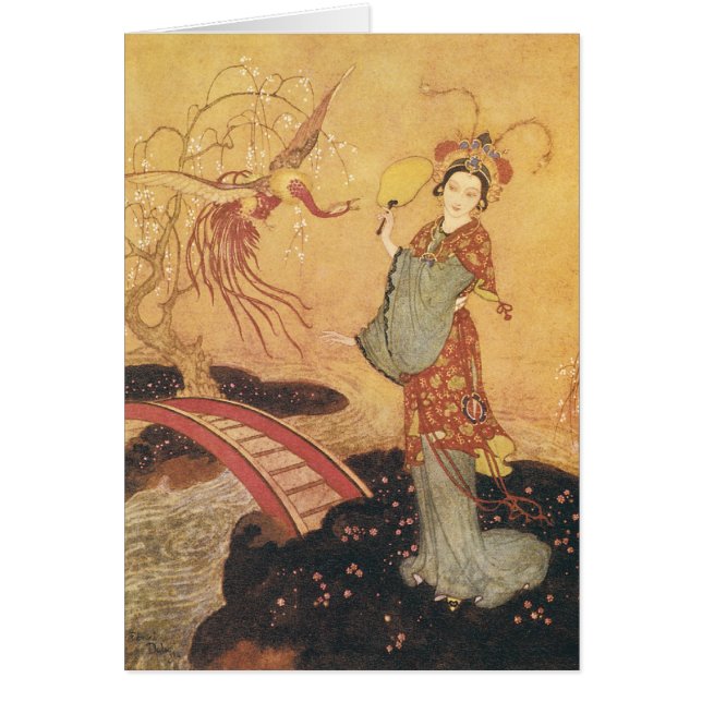 Vintage Märchenprinzessin Badoura, Edmund Dulac (Vorne)