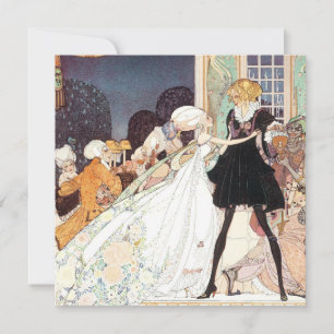 Vintage Märchenprinzessin Hochzeit speichern das D Save The Date