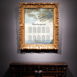 Vintage Märchenschloss Poster