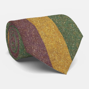 Vintage Mardi Gras gestreift Krawatte