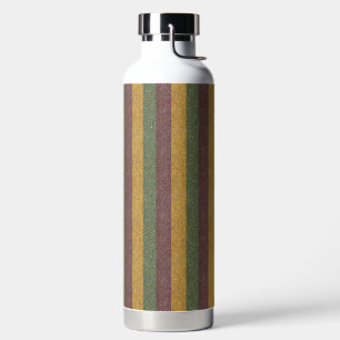 Vintage Mardi Gras gestreift Trinkflasche