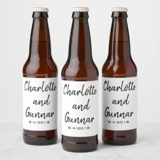 Vintage Mariage Bière Étiquettes, Brew Étiquettes