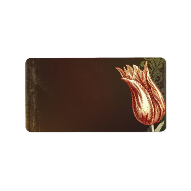 vintage mariage étiquettes de adresse (Devant)