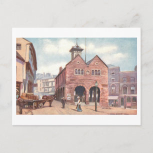 Vintage Markthalle, Ross, England Postkarte