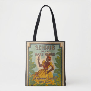 Vintage Martinique-Taschentuch Tasche