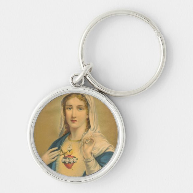Vintage Mary Schlüsselanhänger (Vorne)