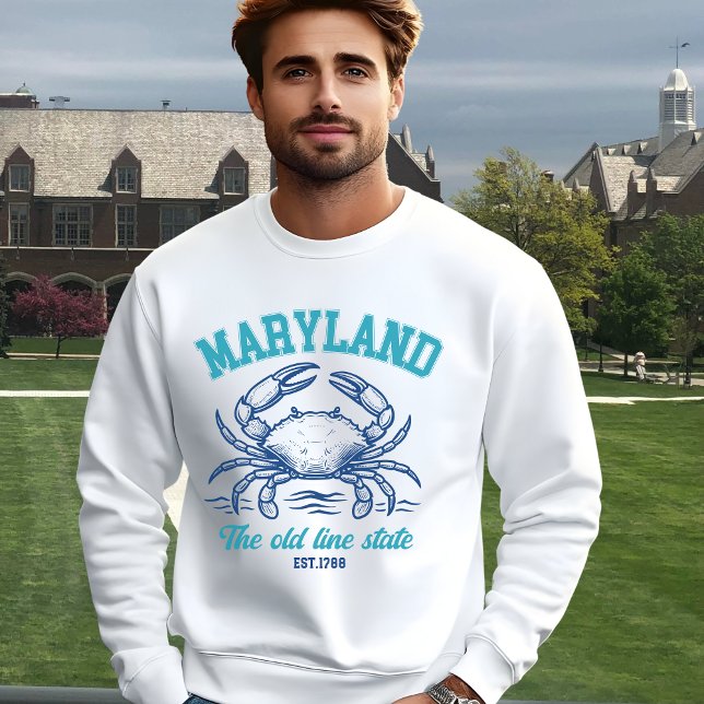 Vintage Maryland Old Line State Crab Sweatshirt (Von Creator hochgeladen)