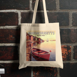 Vintage Massachusetts Tragetasche