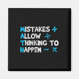 Vintage-Mathelehrer-lustiger-Spruch-Geschenk Magnet