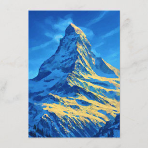 Vintage Matterhorn Begleitkarte