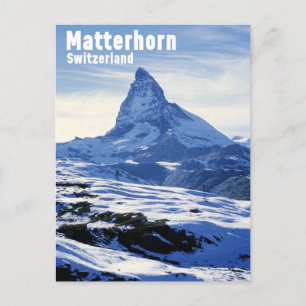 Vintage Matterhorn, Schweiz Postkarte
