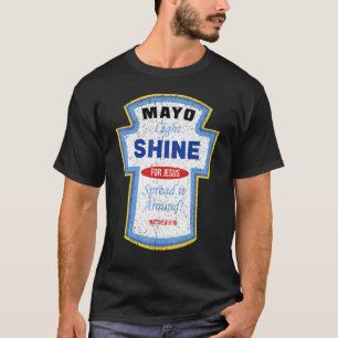 Vintage-Mayonnaise-Licht-Glanz-Würzmittel-Christli T-Shirt