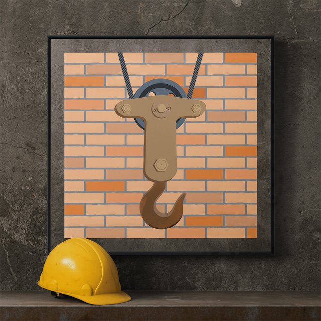 Vintage mechanische Konstruktion der Pullebügel Poster (Von Creator hochgeladen)