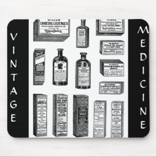 VINTAGE, MEDIZIN MOUSEPAD