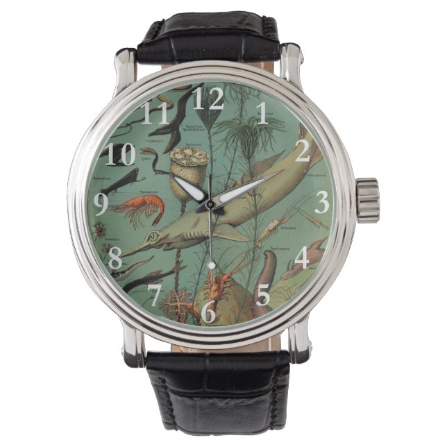 Vintage Meeresbeobachtung Armbanduhr (Vorderseite)