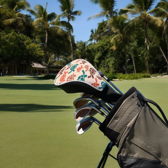 Vintage Meeresschildkröte Golf Headcover (golf driver cover)