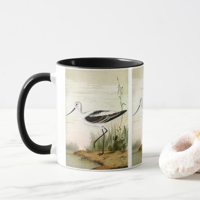 Vintage Meeresschwärme, Tasse der Vögel (Mit Donut)