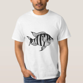 Vintage Meereswelt von Meerestieren T-Shirt