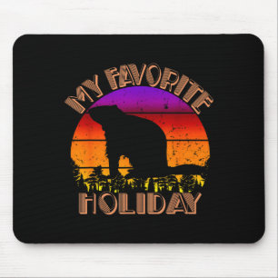 Vintage Mein Lieblings-Feiertag Groundhog Day Mousepad